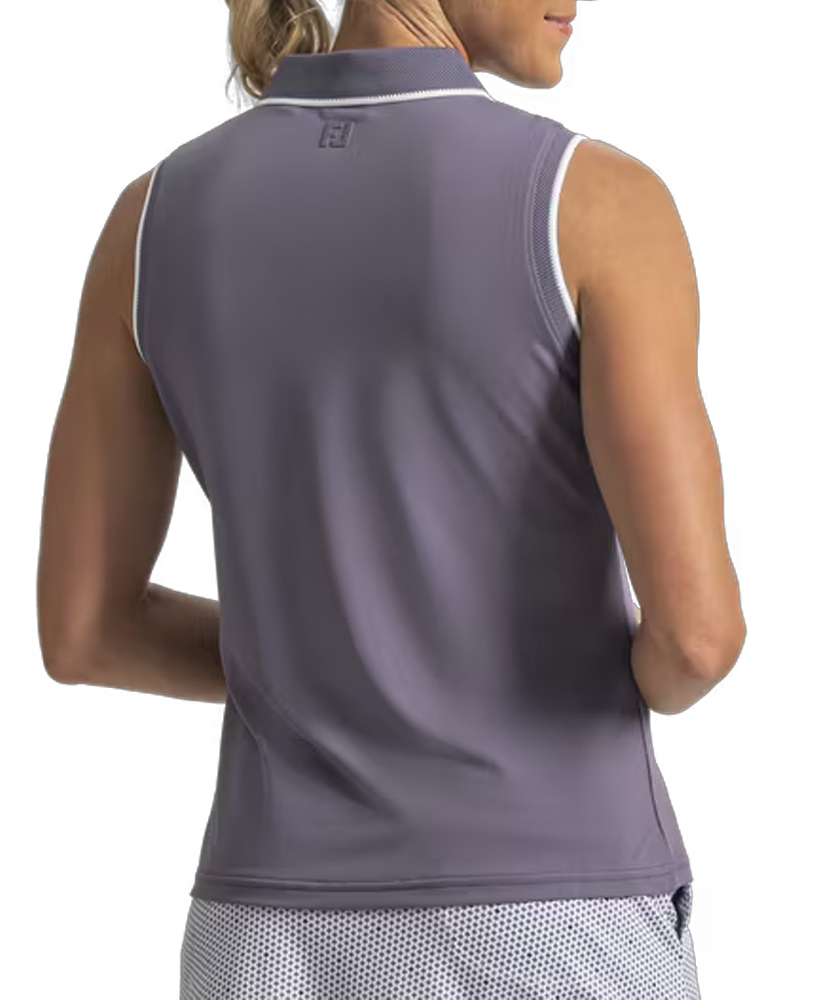 Primary image St. Jude Ladies Sleeveless Polo - Dusted Violet